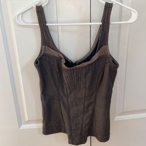 PRAIRIE UNDERGROUND structured denim tank
